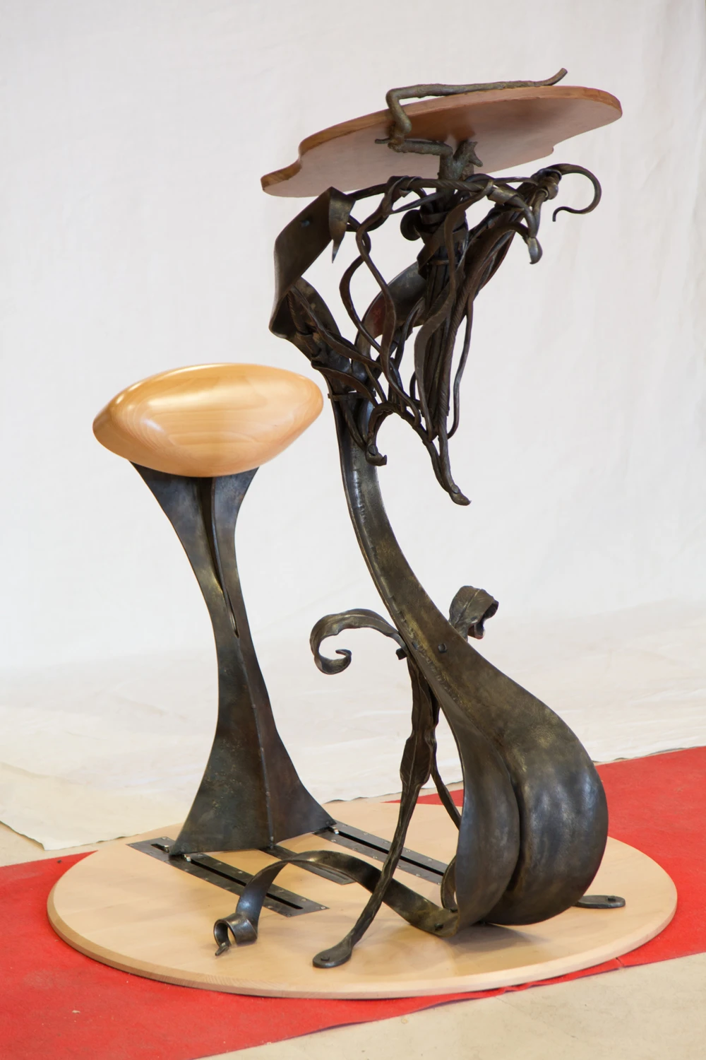 Pupitre art nouveau en fer forgée