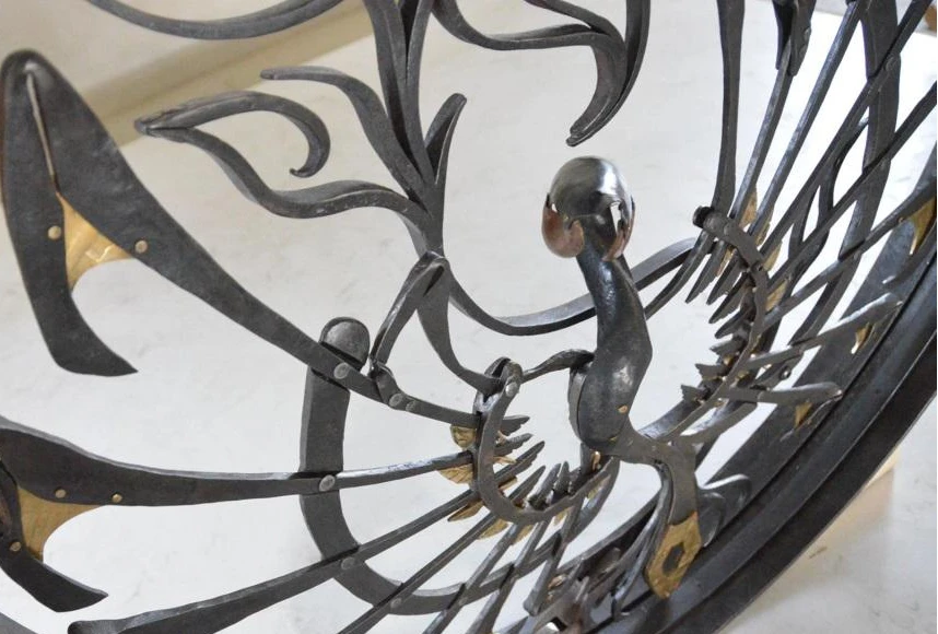 Panneau décorative en fer forgé