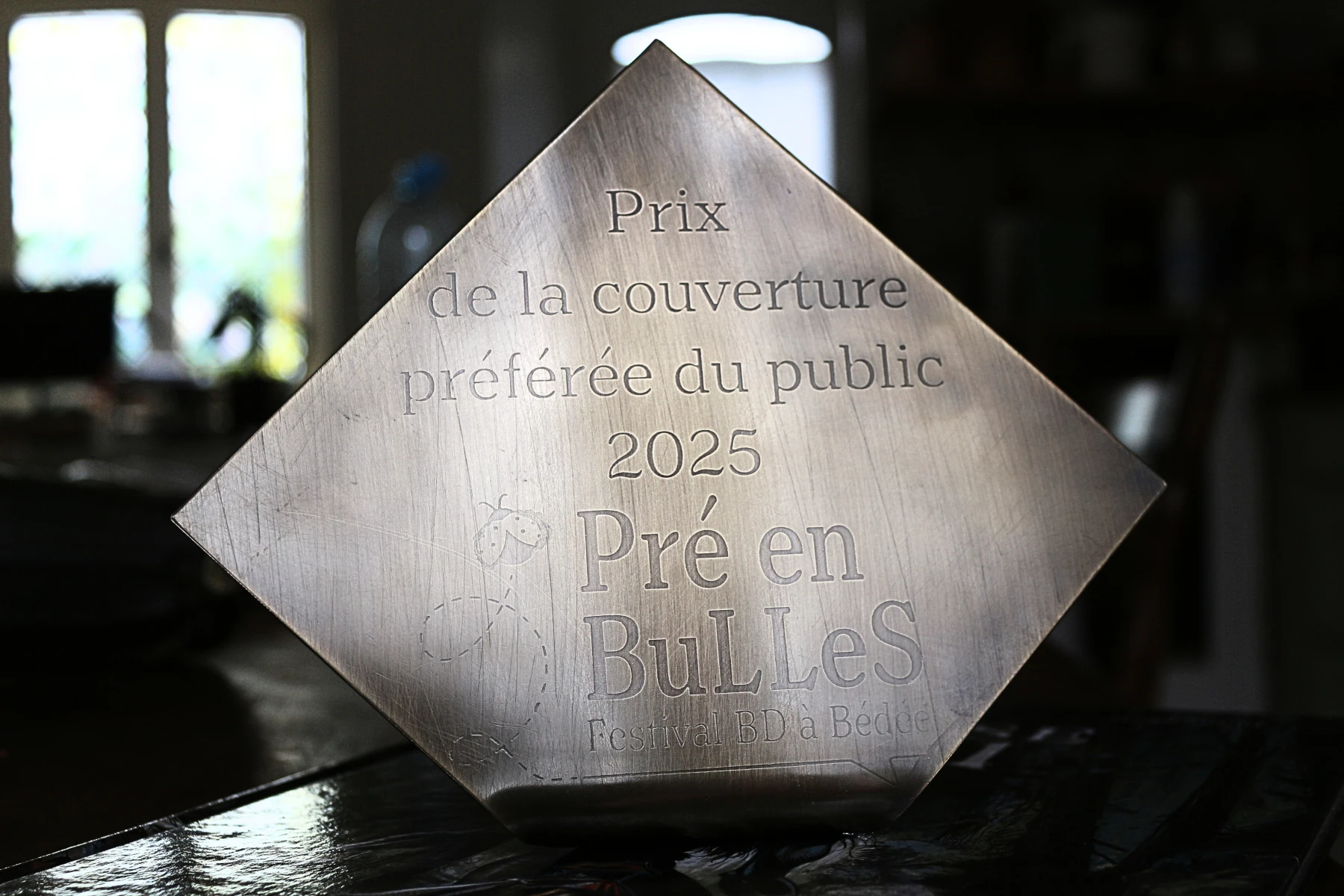 Pré en bulles plaque gravée